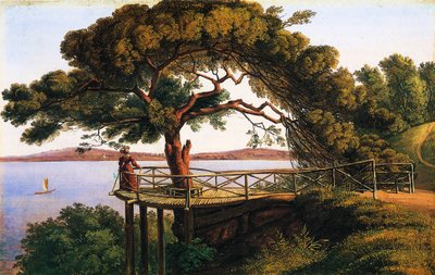Die Baumkanzel im Park Klein-Glienicke von A. W. F. Schirmer